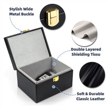 Bundle storage box interior and latch detail